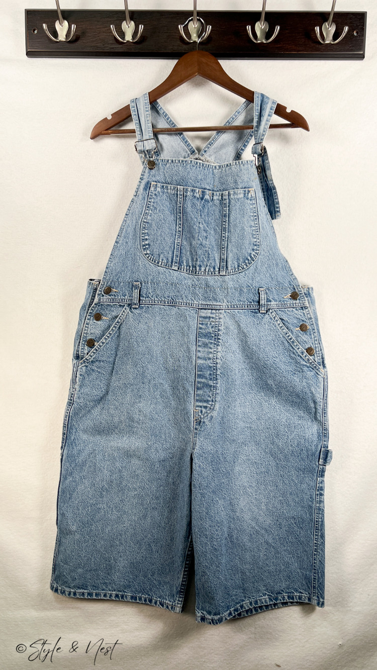 Vintage Northern Reflections Denim Overalls Large Baggy Farmers Market Artsy 90s